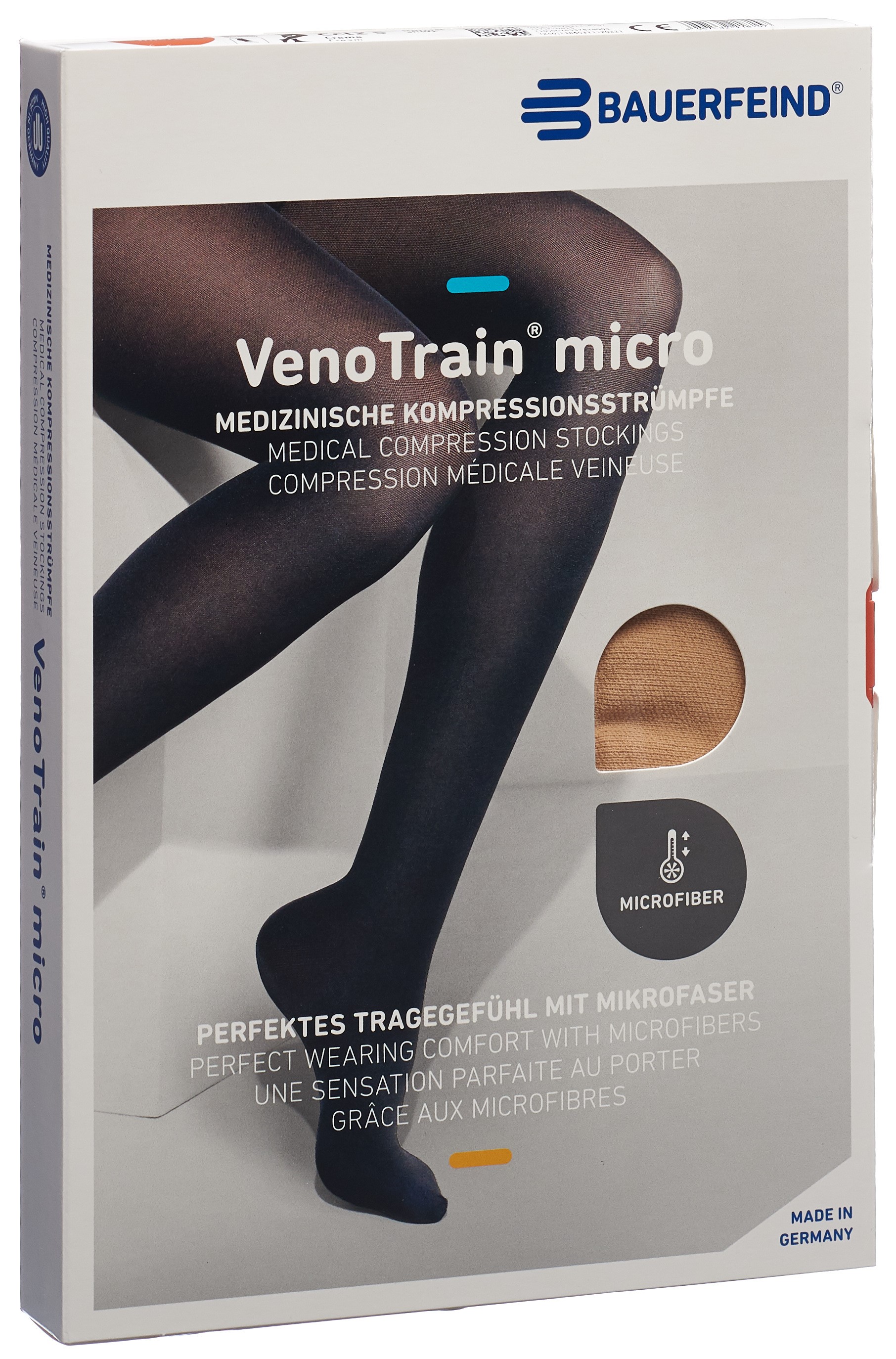Bauerfeind VT MICRO AG KKL2 M n/s Fuss offen cara MikroNoppe 1 Paar Bauerfeind VT MICRO AG KKL2 M n/s Fuss offen cara MikroNoppe 1 Paar