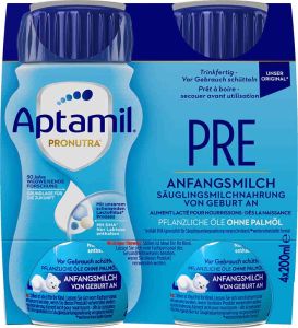 Aptamil Pre PB FR 4 x 200ml Aptamil Pre PB FR 4 x 200ml