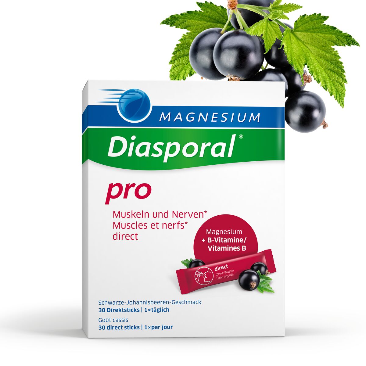 Magnésium Diasporal Pro M+N Direct 30 sticks Magnésium Diasporal Pro M+N Direct 30 sticks