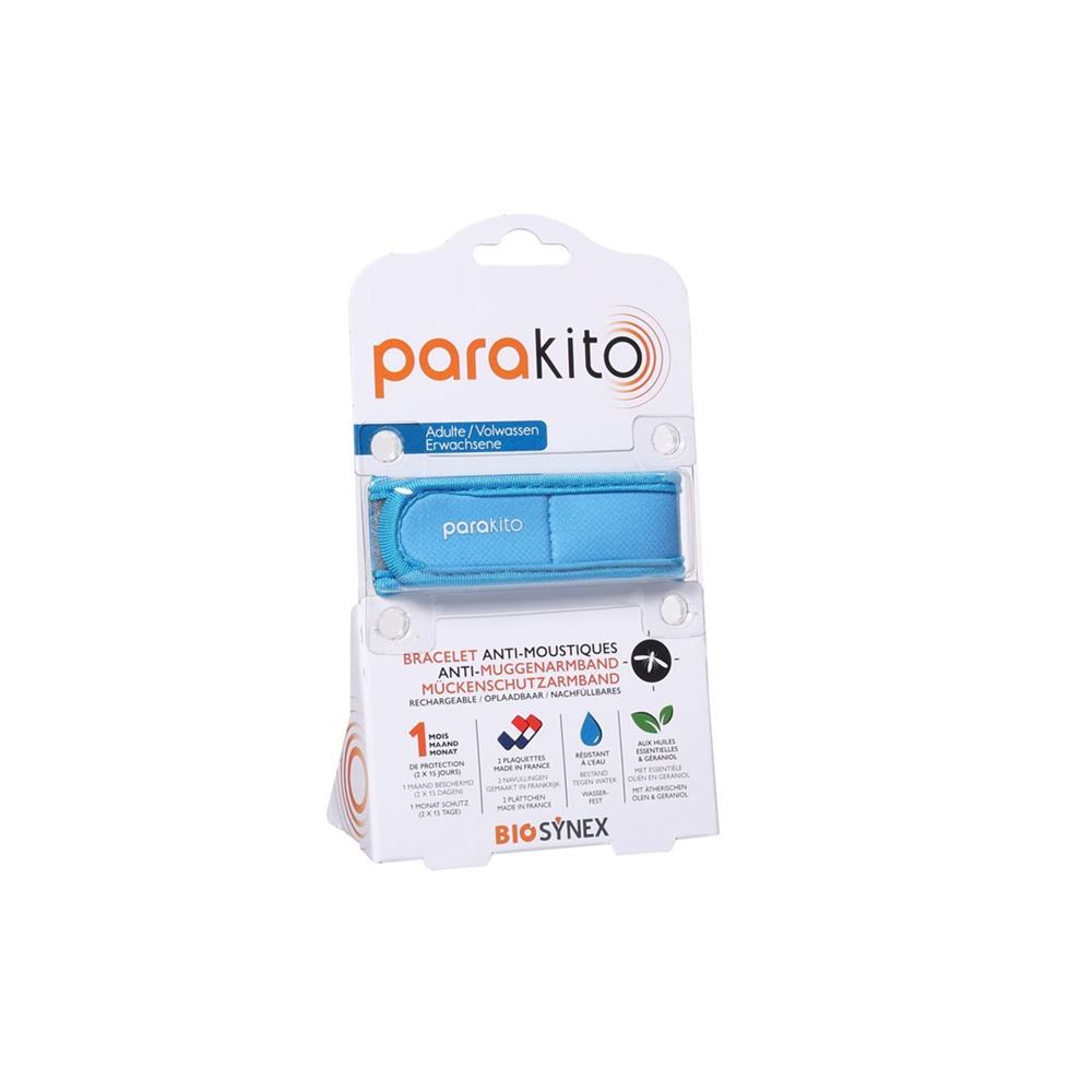 Bracelet Parakito adulte bleu Bracelet Parakito adulte bleu