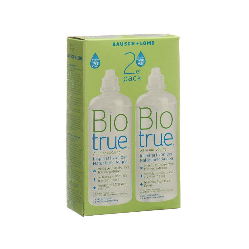 Solution Biotrue All-in-one 2 x 300ml Solution Biotrue All-in-one 2 x 300ml