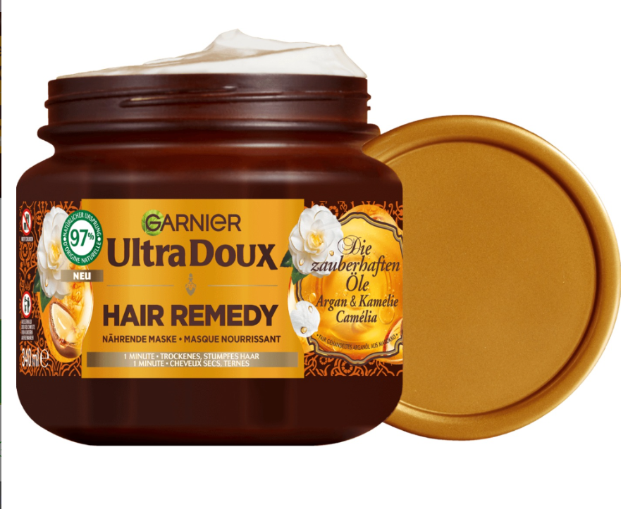 Masque capillaire ULTRA DOUX Argan&Camelia 340ml