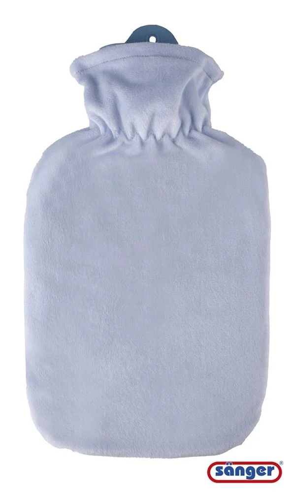 SÄNGER Bouillotte Housse moelleuse 2l bleu pastel