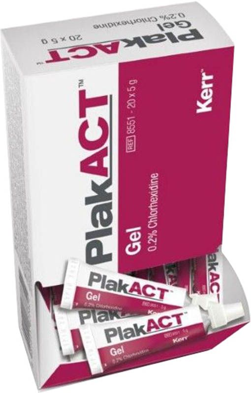 PlakACT Gel 0.2 % chlorhexidine 20 x 5g