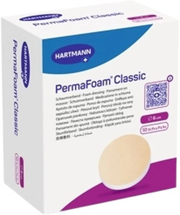 PermaFoam Classic 6cm stérile 10 pièces