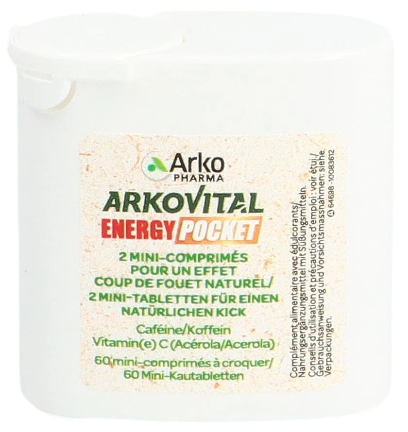 Arkovital Energy Pocket Mini-Kautabletten 60 Stück Arkovital Energy Pocket Mini-Kautabletten 60 Stück
