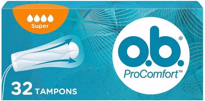 OB Tampons ProComfort Super (n) carton 32 pièces