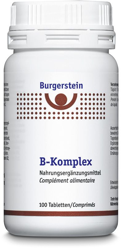 BURGERSTEIN Comprimé B-Complexe 100 pièces BURGERSTEIN Comprimé B-Complexe 100 pièces