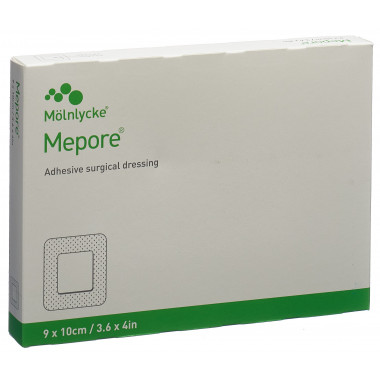 Pansement Mepore 10x9cm Coussinet pour plaie 4.5x6cm 5 pièces Pansement Mepore 10x9cm Coussinet pour plaie 4.5x6cm 5 pièces