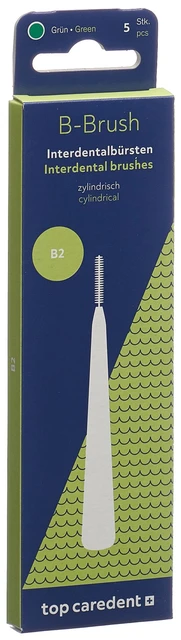 TOP CAREDENT IDBG-G Interdentalbürste Grün 5 Stück
