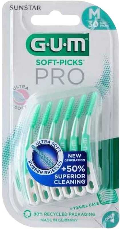 GUM Soft-Picks Pro Medium 30 pièces