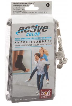 Bort ActiveColor bandage de cheville M -23cm noir Bort ActiveColor bandage de cheville M -23cm noir