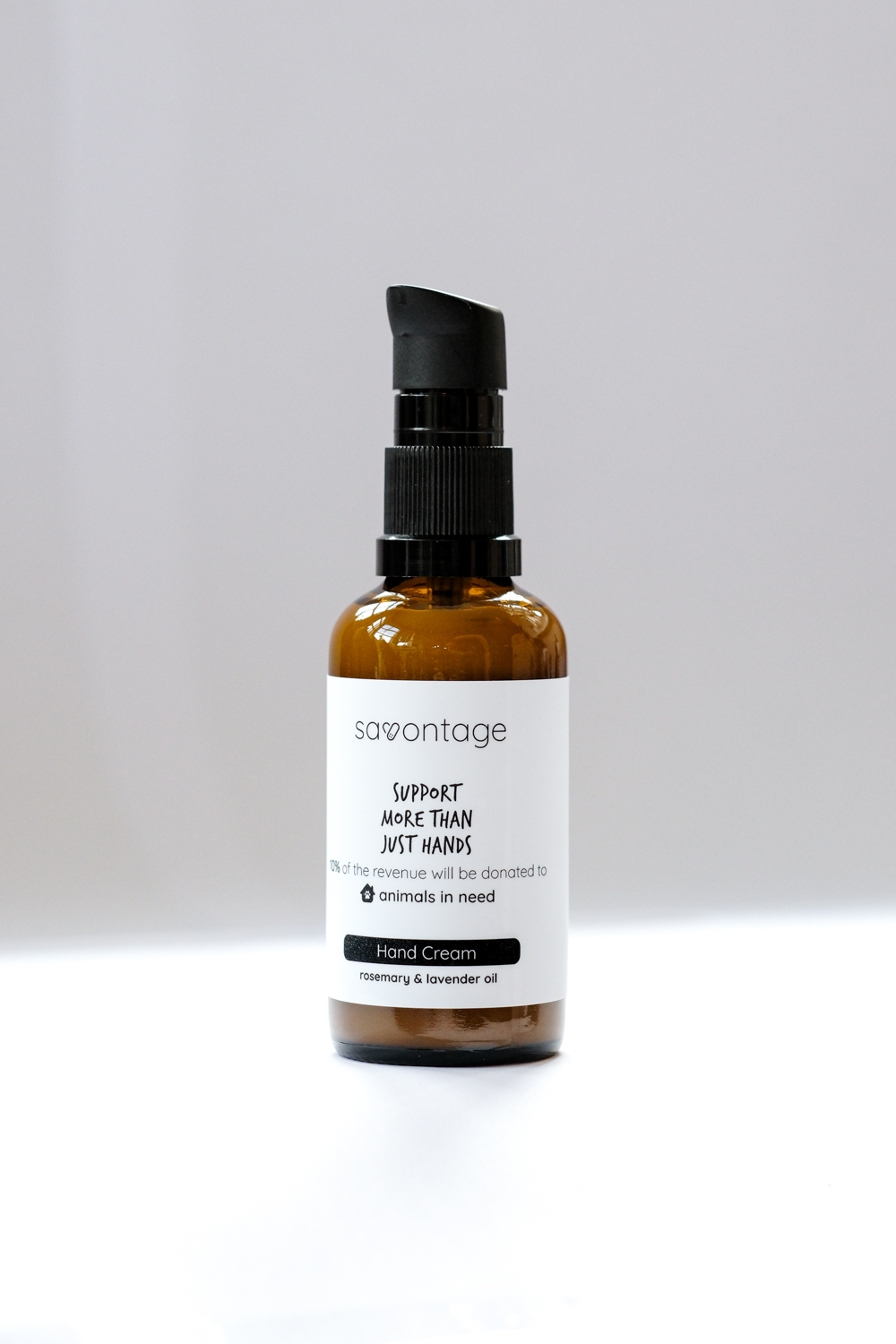 SAVONTAGE Crème pour les mains à l'huile de romarin et de lavande 50ml