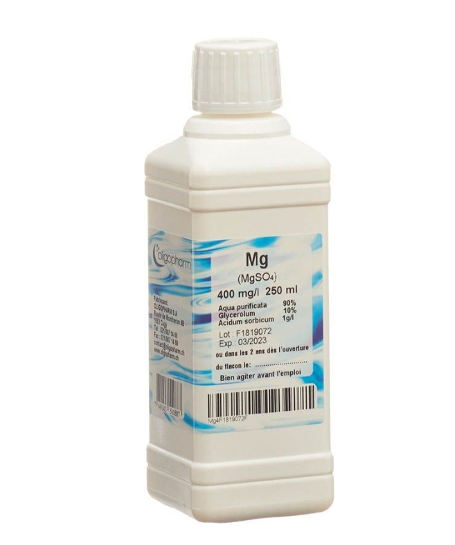 OLIGOPHARM Magnésium Soluble 400 mg/l 250ml