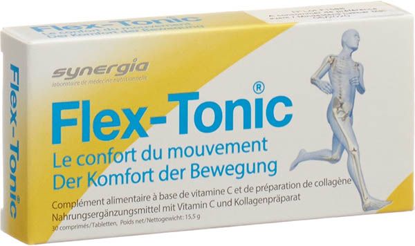 Flex-Tonic Complément alimentaire avec vitamine C et collagène Comprimés 30 pièces Flex-Tonic Complément alimentaire avec vitamine C et collagène Comprimés 30 pièces