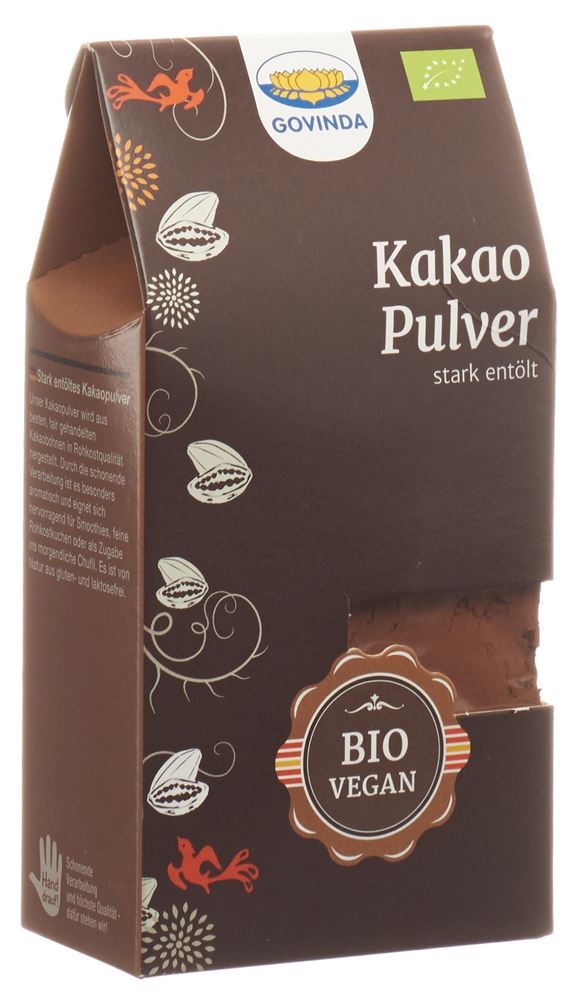 GOVINDA Poudre de cacao fortement dégraissé bio 100g