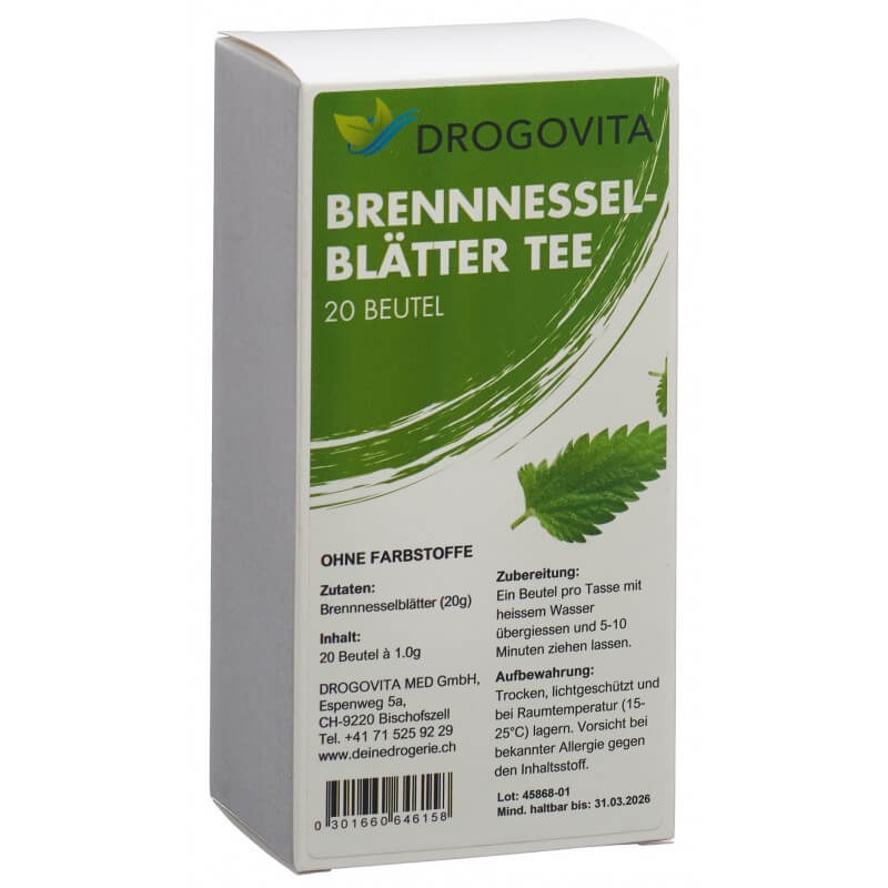 Drogovita Tisane d'ortie Btl 20 pièces Drogovita Tisane d'ortie Btl 20 pièces