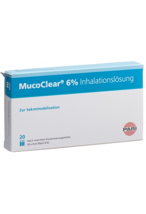 Solution pour inhalation PARI MucoClear 6 % NaCl 20 amp 4 ml