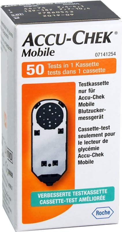 Accu-Chek Mobile Tests 50 pièces Accu-Chek Mobile Tests 50 pièces
