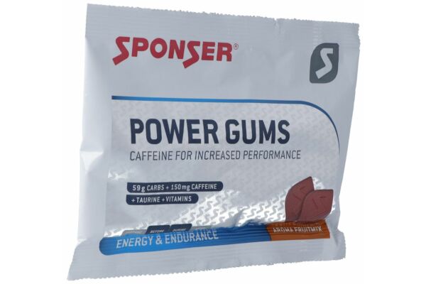 Sponser Power Gums Fruit Mix 75g Sponser Power Gums Fruit Mix 75g