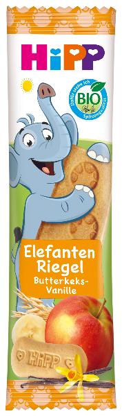Barre Hipp Éléphant Biscuit au beurre-Vanille 20g