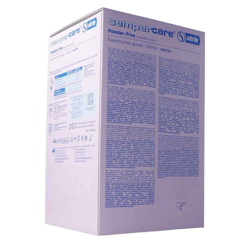 Sempercare Nitrile L stérile non poudré 50 x 2 pièces