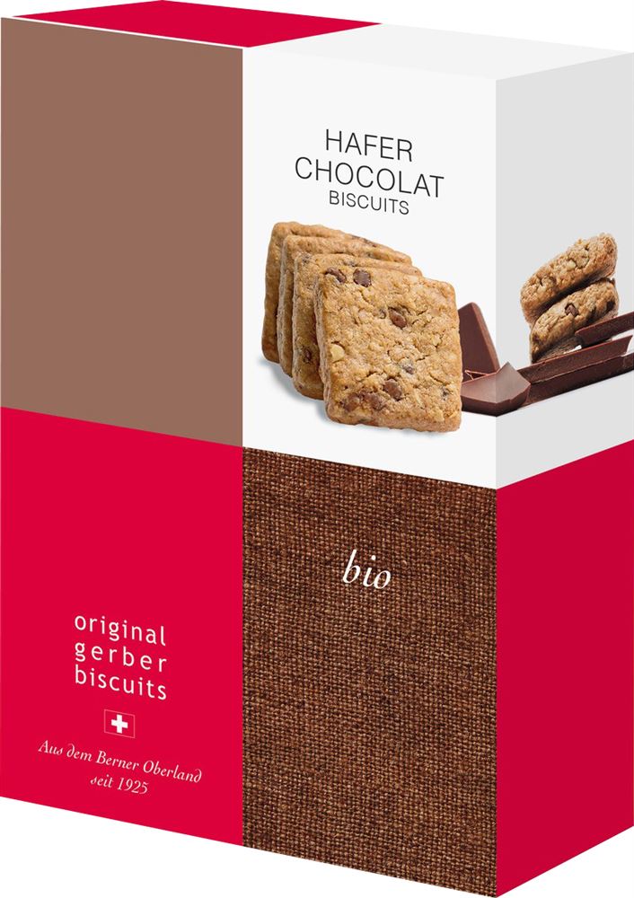GERBER Biscuits au chocolat à l'avoine bio 160g