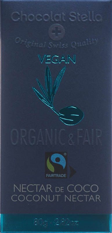 Stella Nectar de coco chocolat bio commerce équitable 80g