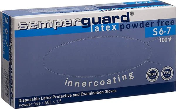SEMPERGUARD Gant Latex IC S non poudré we 100 pièces
