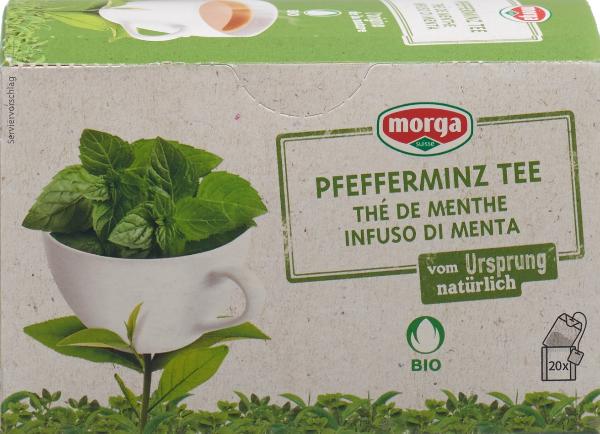 MORGA Thé à la menthe m/H Bio Bourgeon Btl 20 pièces MORGA Thé à la menthe m/H Bio Bourgeon Btl 20 pièces
