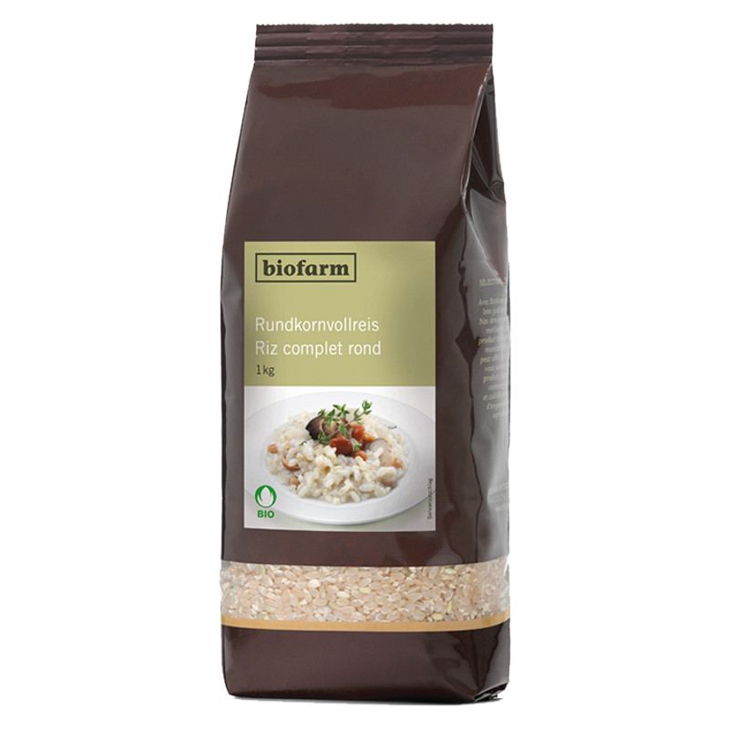 BIOFARM Riz rond Bourgeon Btl 1kg