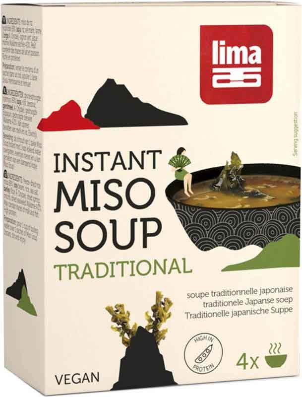 Lima soupe miso instantanée 4 x 10g