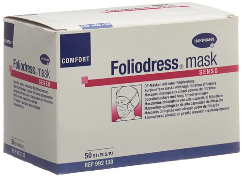 Foliodress Mask Senso vert 50 pièces