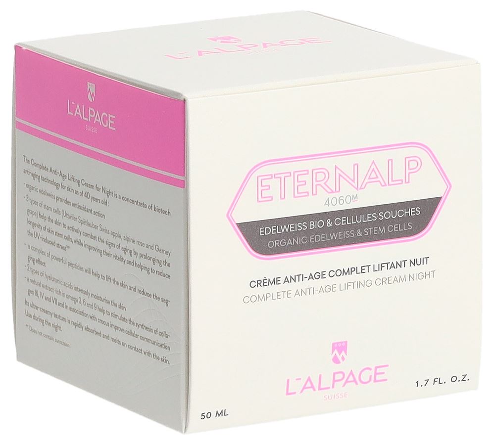 L'ALPAGE Eternalp 4060m Crème de nuit anti-âge lif 50ml