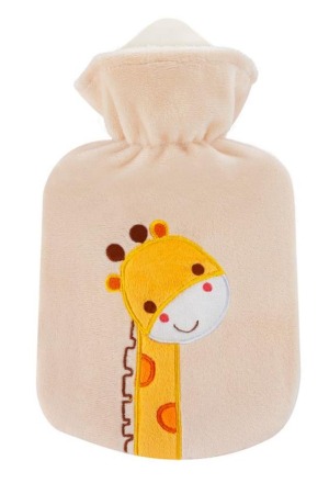 SÄNGER Bouillotte en velours 0.8l Girafe