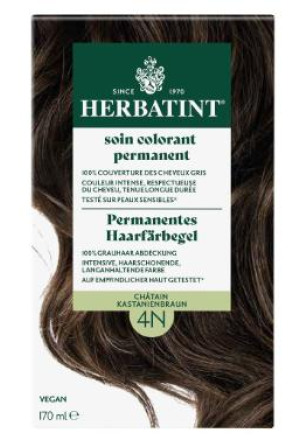 HERBATINT Gel colorant pour cheveux 4N marron Fl 170 ml