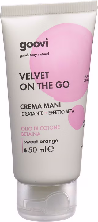 GOOVI Velvet On The Go Crème pour les mains Hydratation Soyeuse 50ml