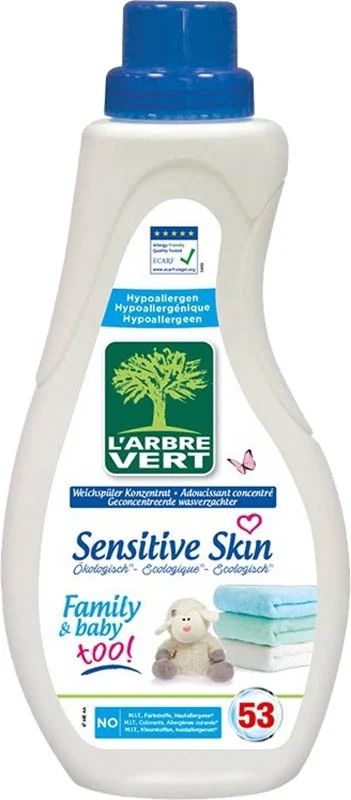 L'ARBRE VERT Assouplissant Sensitive Skin Fl 800 ml