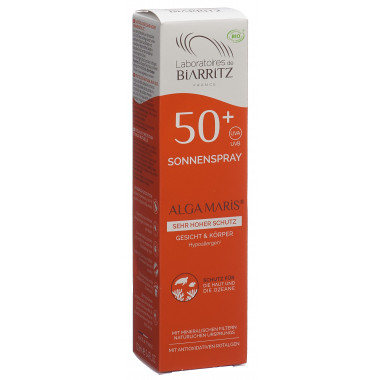 Laboratoires de Biarritz Spray solaire SPF50+ sans parfum 100ml