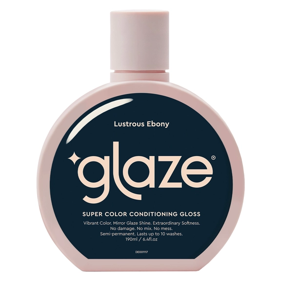 Glaze gloss sublimateur de cheveux couleur bleu-noir Lustrous Ebony 190ml