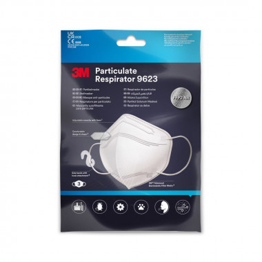 3M masque à particules FFP2 jetable 9623 3 pièces 3M masque à particules FFP2 jetable 9623 3 pièces