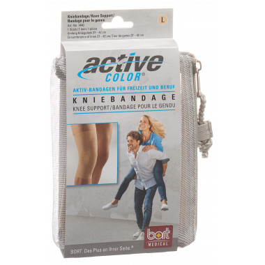 Genouillère Bort ActiveColor L +37cm beige Genouillère Bort ActiveColor L +37cm beige