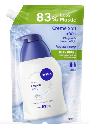 Nivea Savon Crème Soft Ref Btl 500 ml
