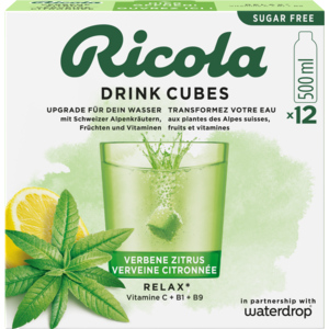 Ricola Drink Cubes Verveine Agrumes sans sucre 26.4g