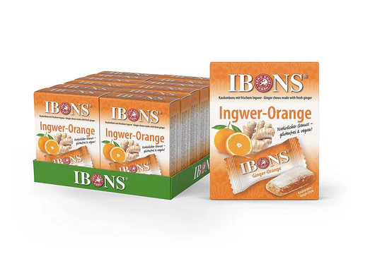 IBONS Bonbon carton XL orange 10x60g