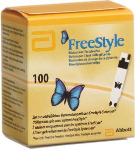 Abbott FreeStyle Bandelettes de test 100 pièces