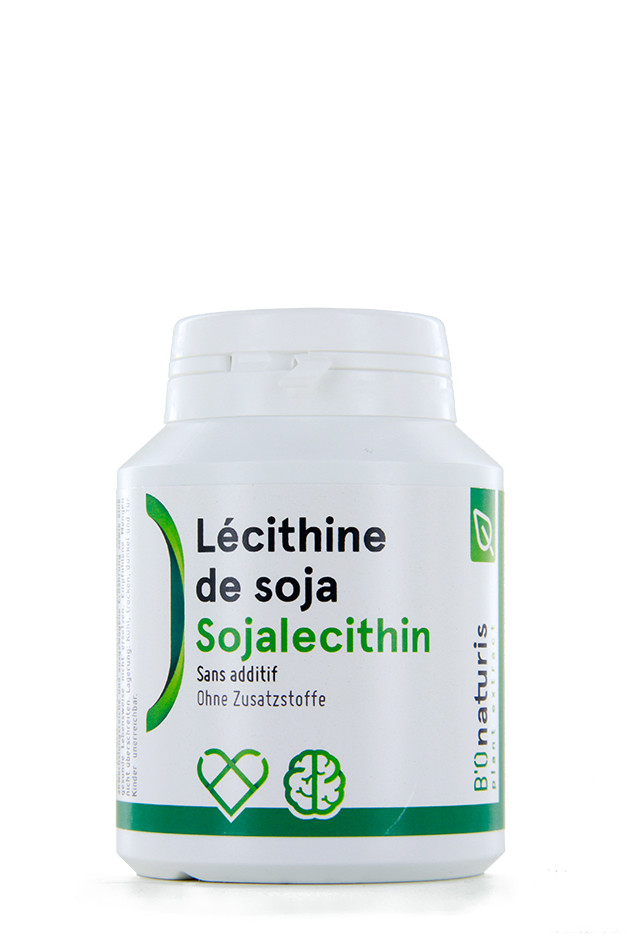 Gélules de lécithine de soja BIOnaturis 500mg 120 pièces Gélules de lécithine de soja BIOnaturis 500mg 120 pièces
