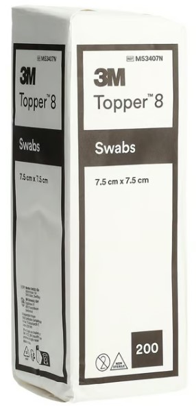 Topper 8 NW Kompr 7.5x7.5cm non stérile (n) 200 pièces