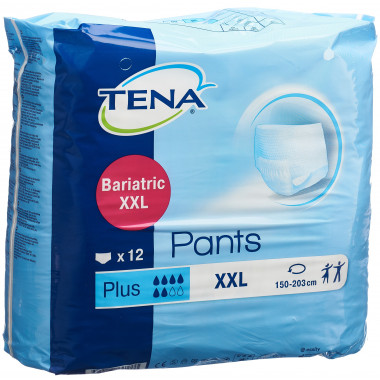 TENA Pants Bariatric Plus XXL 12 pièces