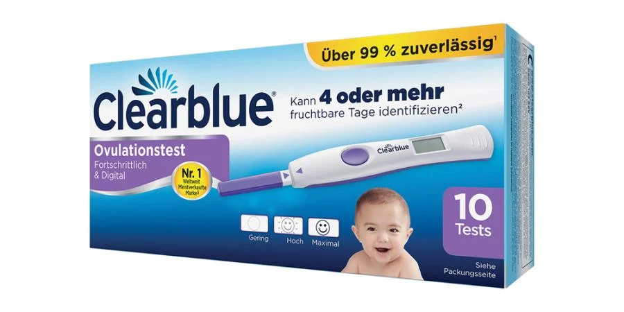 CLEARBLUE Digital Test d'ovulation 10 pièces CLEARBLUE Digital Test d'ovulation 10 pièces